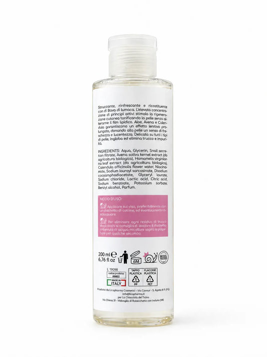 Acqua Micellare con Bava di Lumaca al 30%