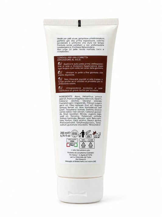 Crema Solare Abbronzante al Betacarotene
