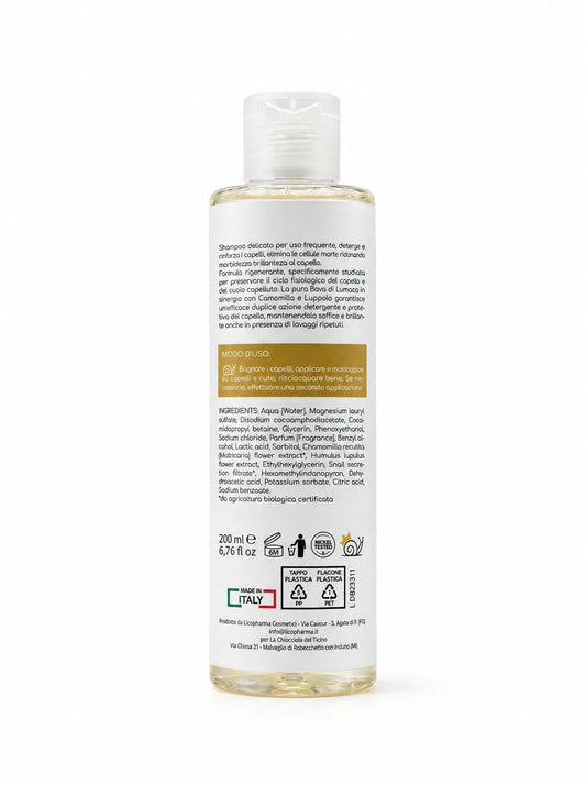 Shampoo Lenitivo con Bava di Lumaca al 20%