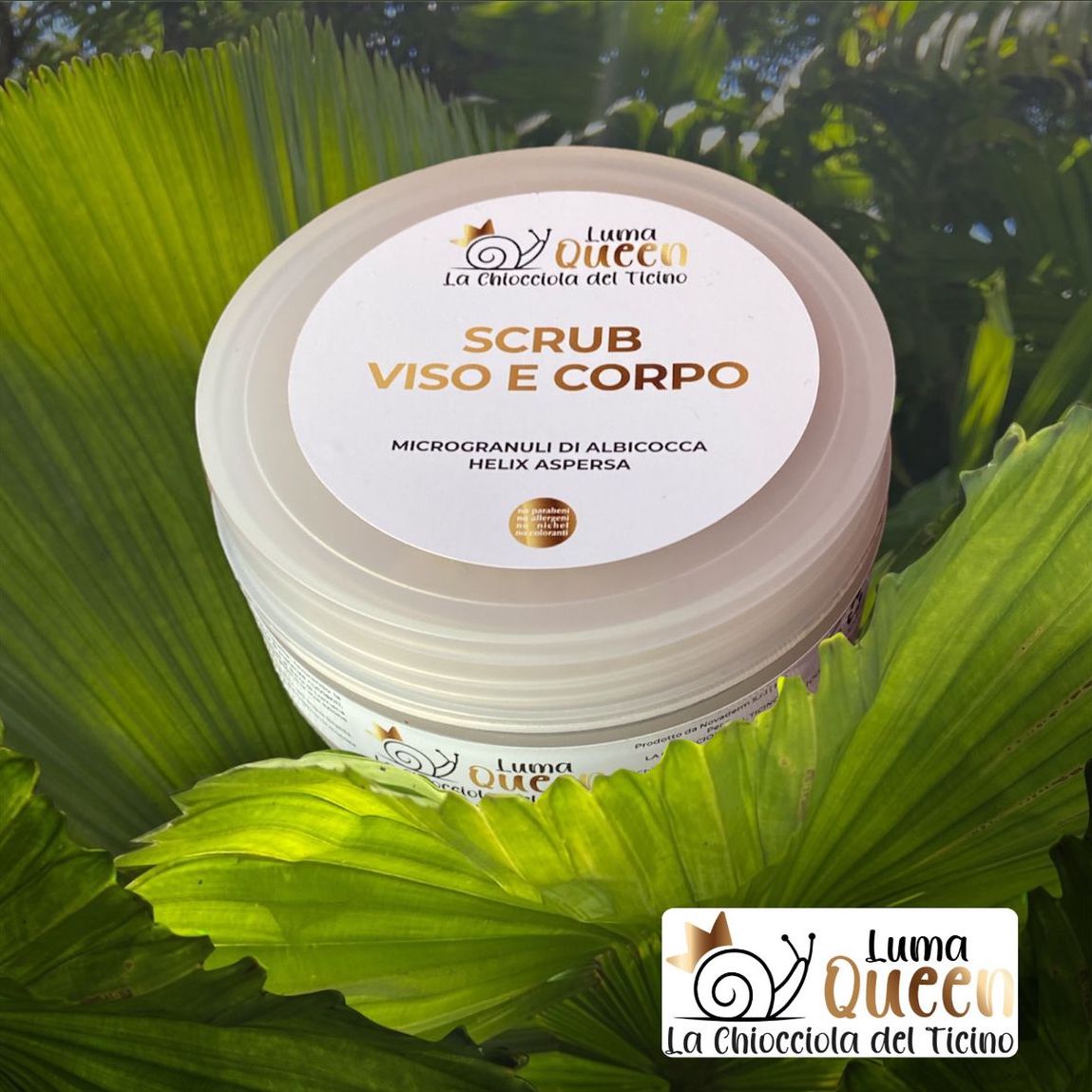 Scrub esfoliante viso e corpo